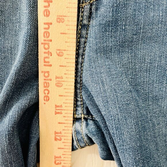 Levi Strauss Signature Mid-Rise Cuffed Capri Women’s 14 Jean Blue 34x23 Stretch - Picture 6 of 10